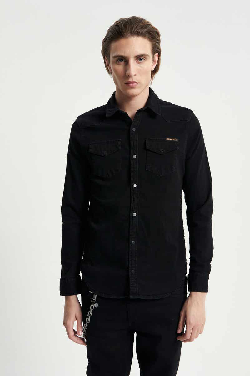 CAMISA MUFFLER BLACK