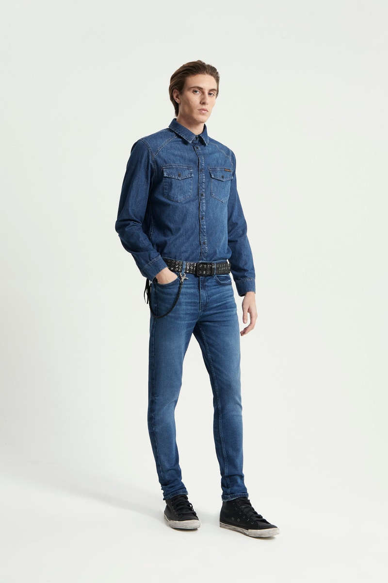 CAMISA PILOT MID BLUE