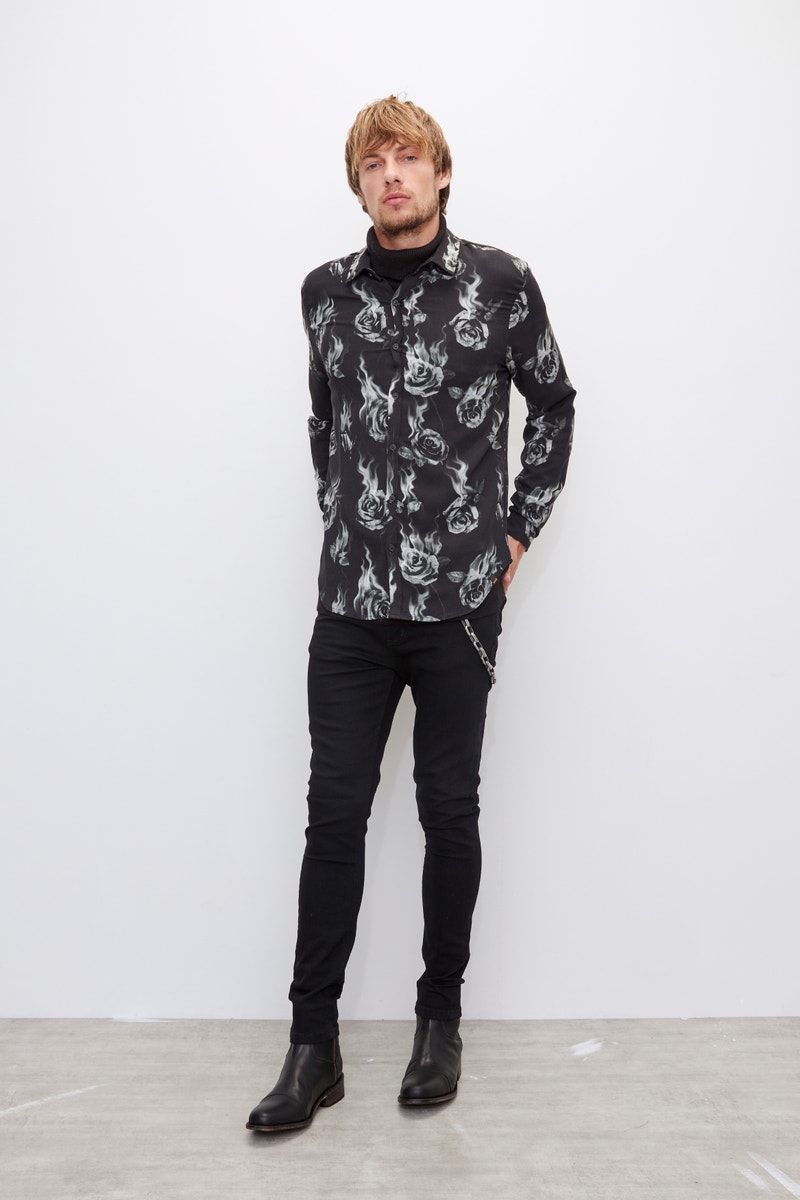 CAMISA HCG ROSES