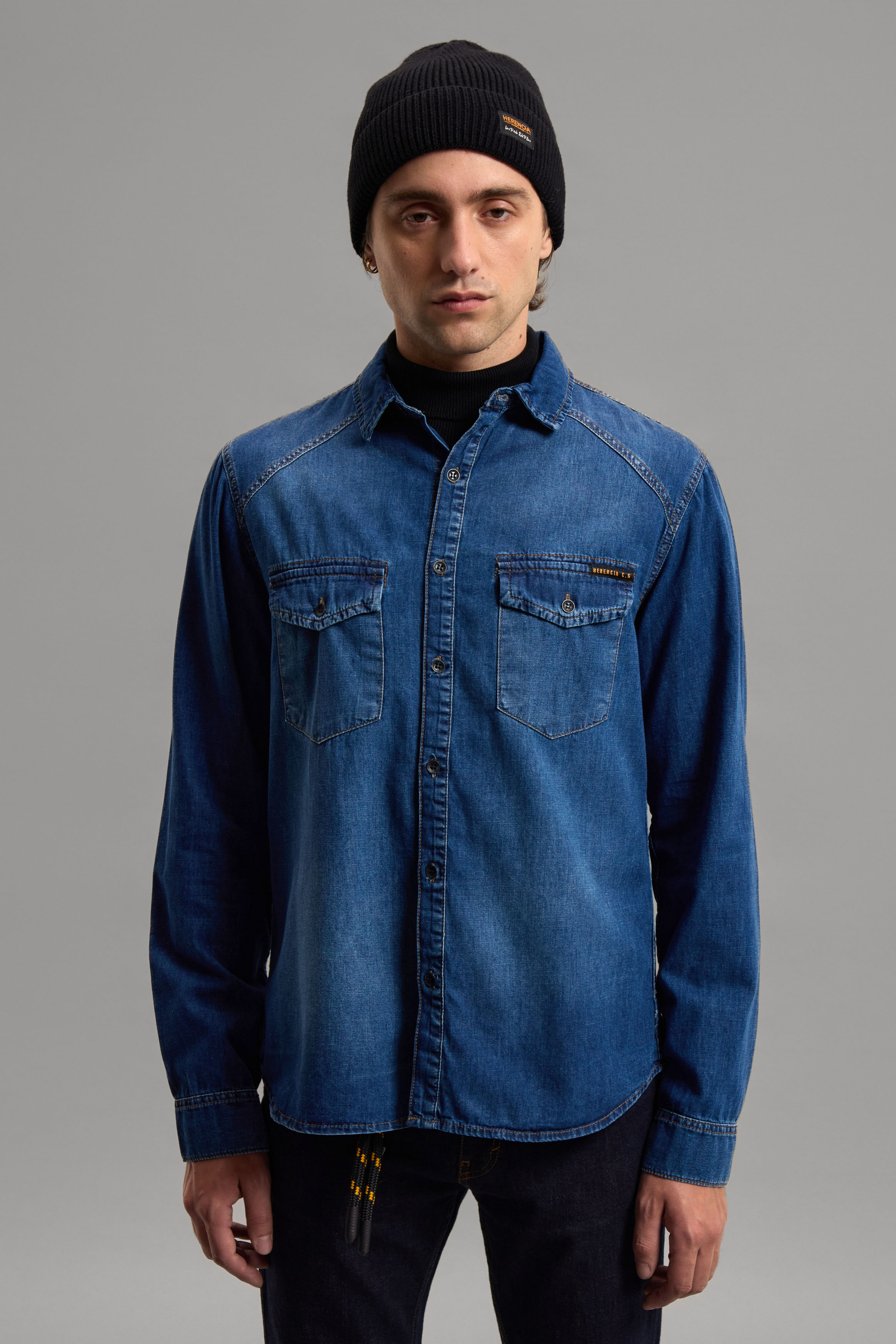 CAMISA PILOT MID BLUE
