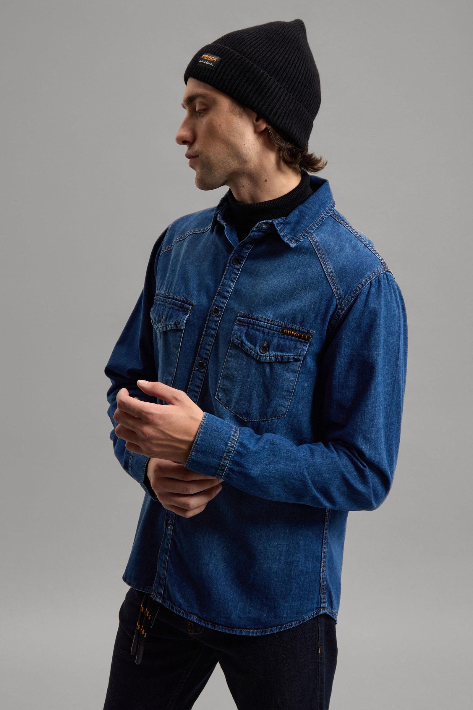 CAMISA PILOT MID BLUE