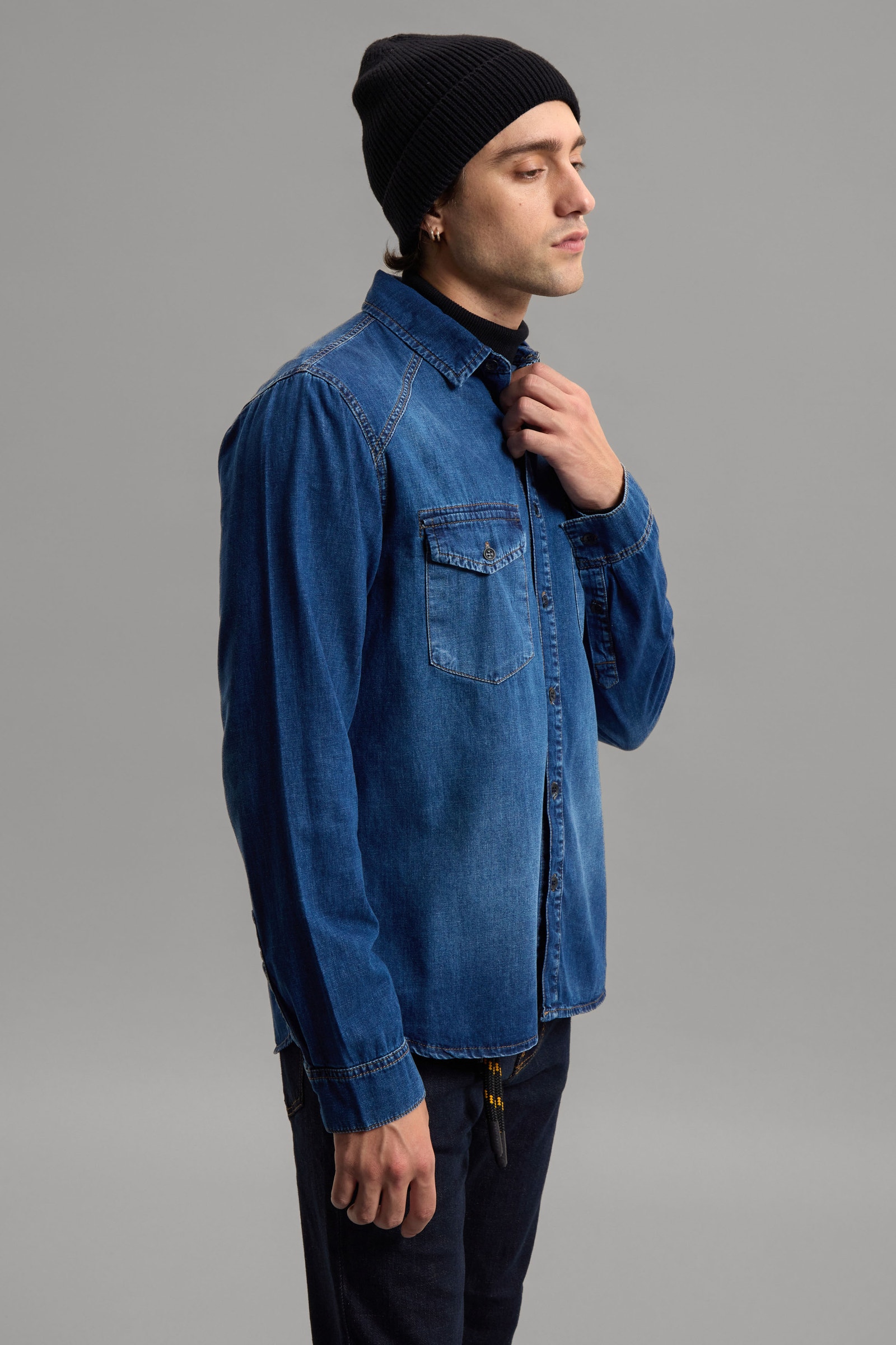 CAMISA PILOT MID BLUE