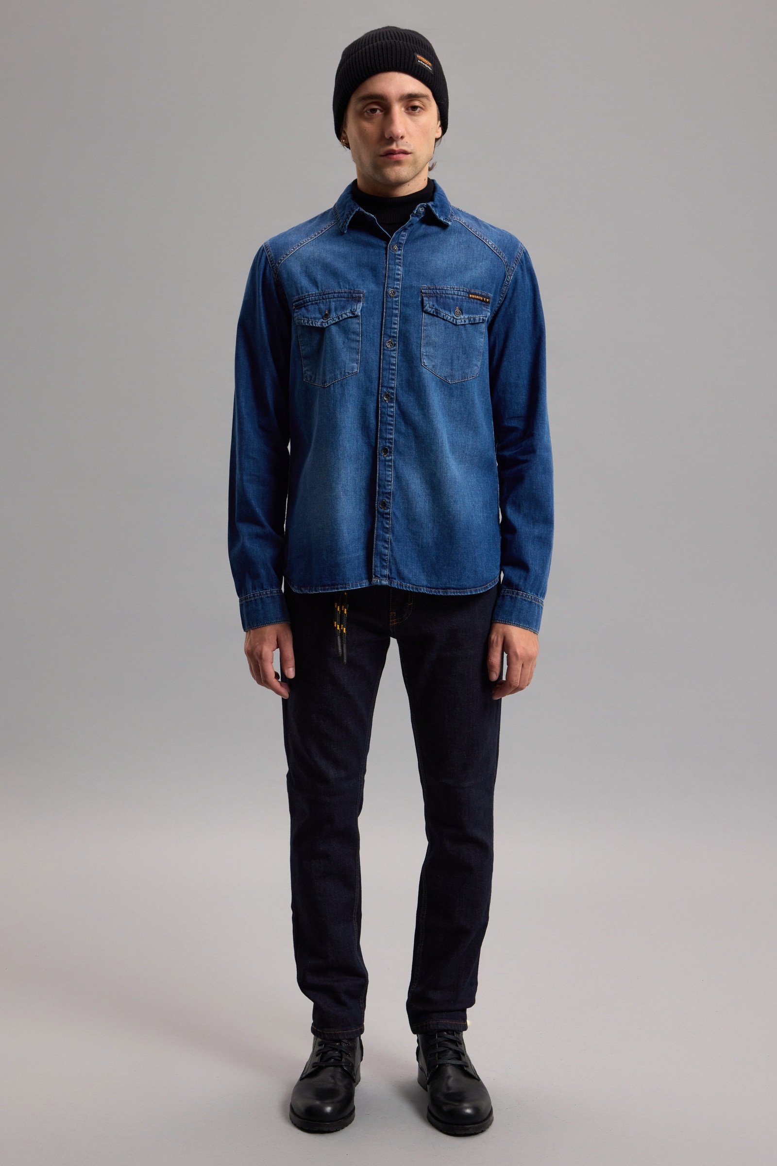 CAMISA PILOT MID BLUE