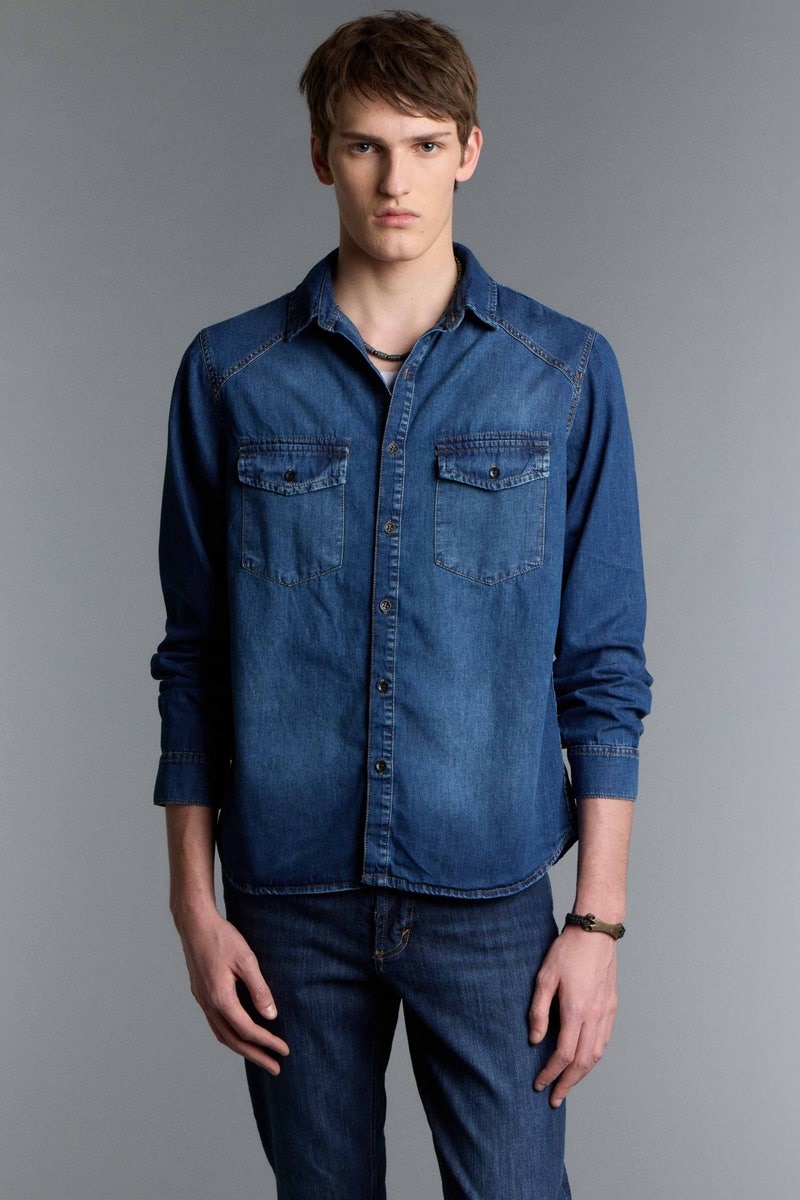 CAMISA PILOT MID BLUE