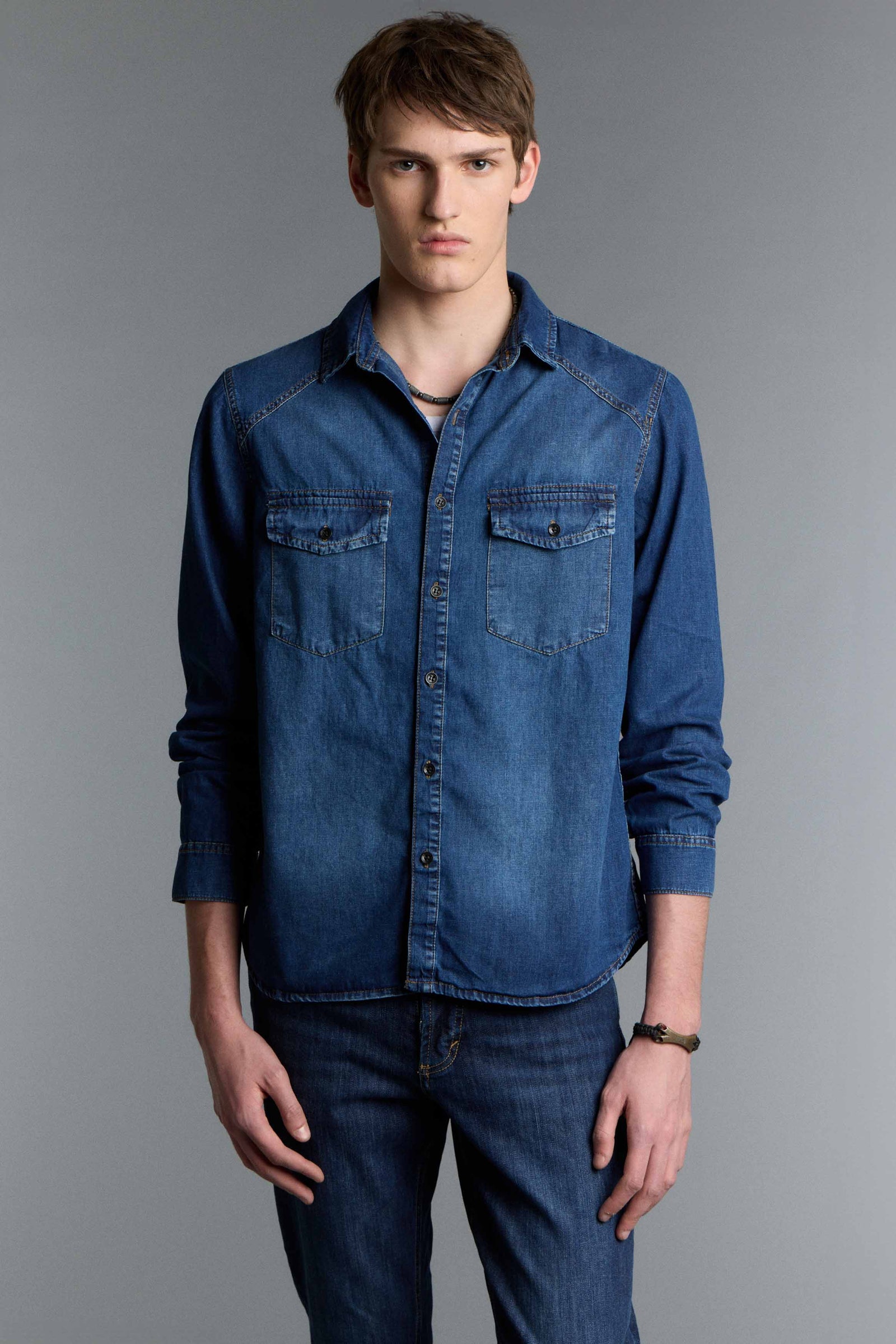 CAMISA PILOT MID BLUE