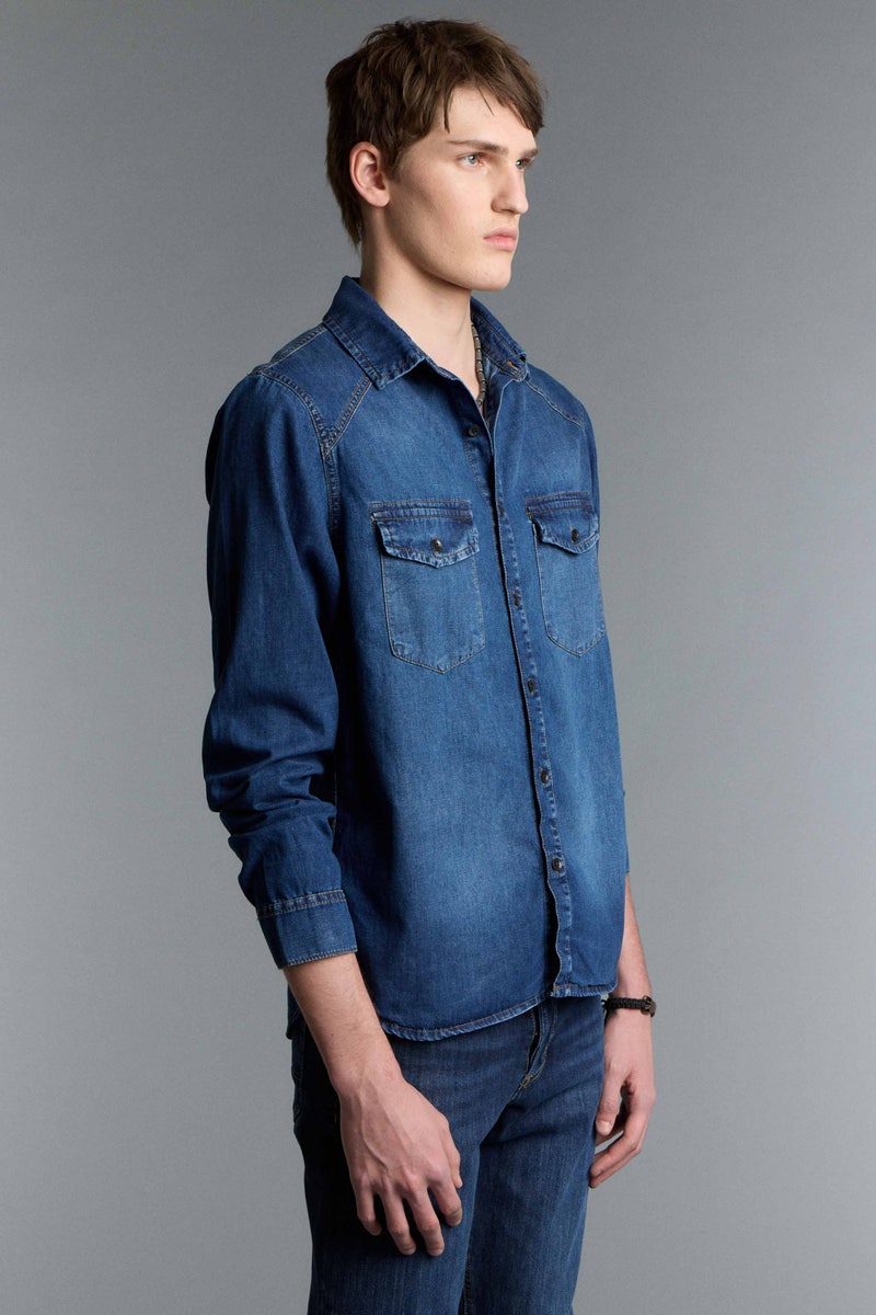 CAMISA PILOT MID BLUE