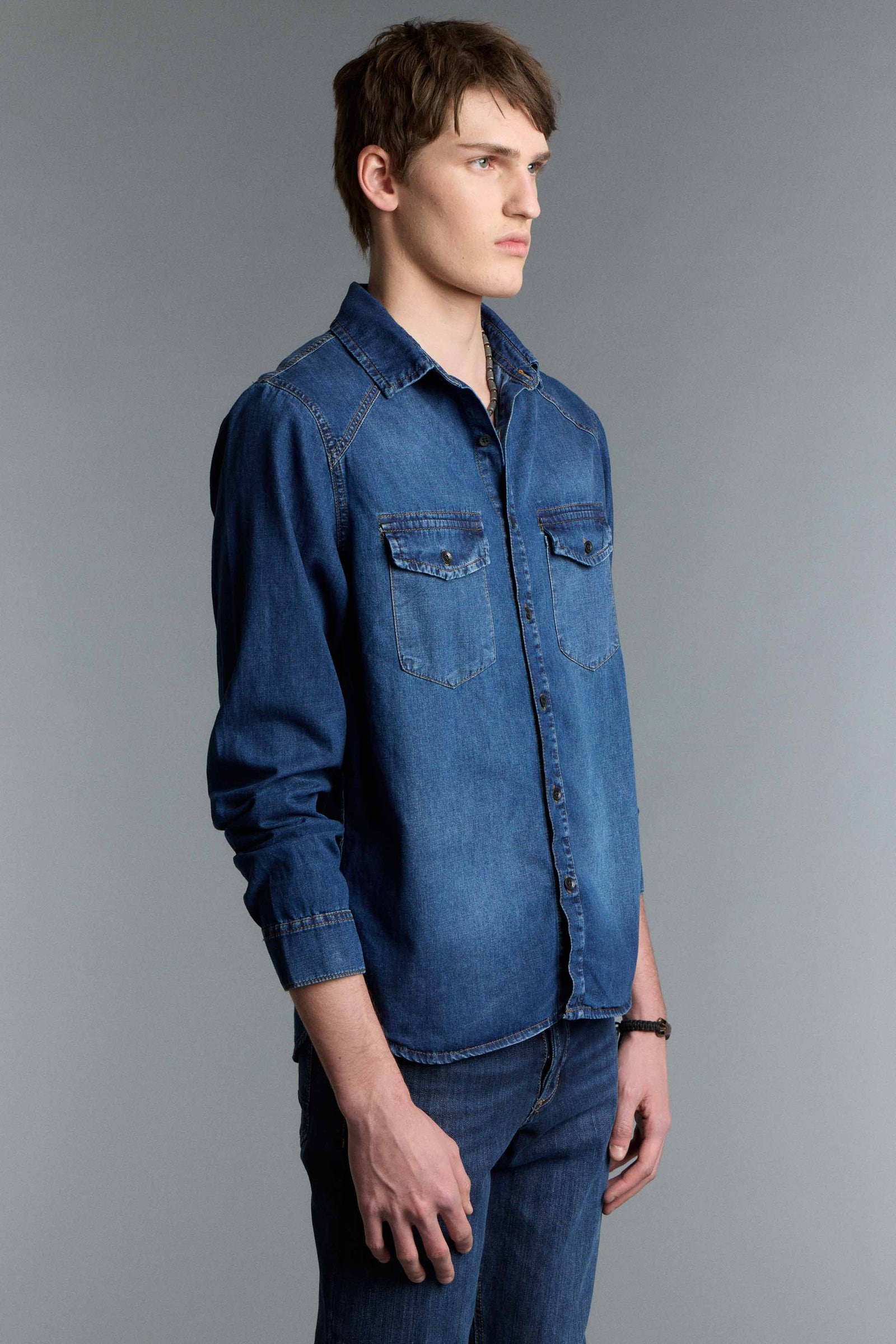 CAMISA PILOT MID BLUE