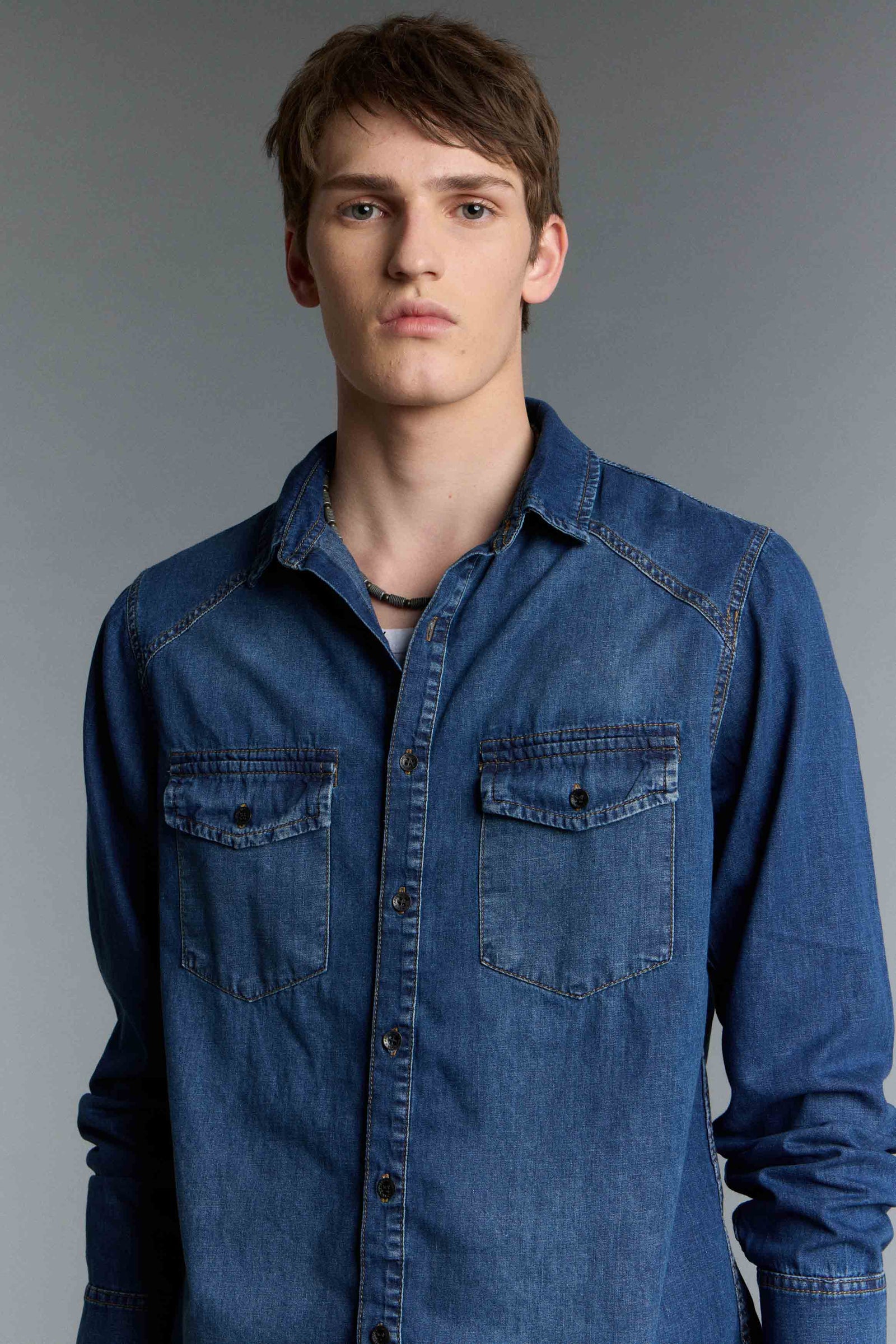 CAMISA PILOT MID BLUE