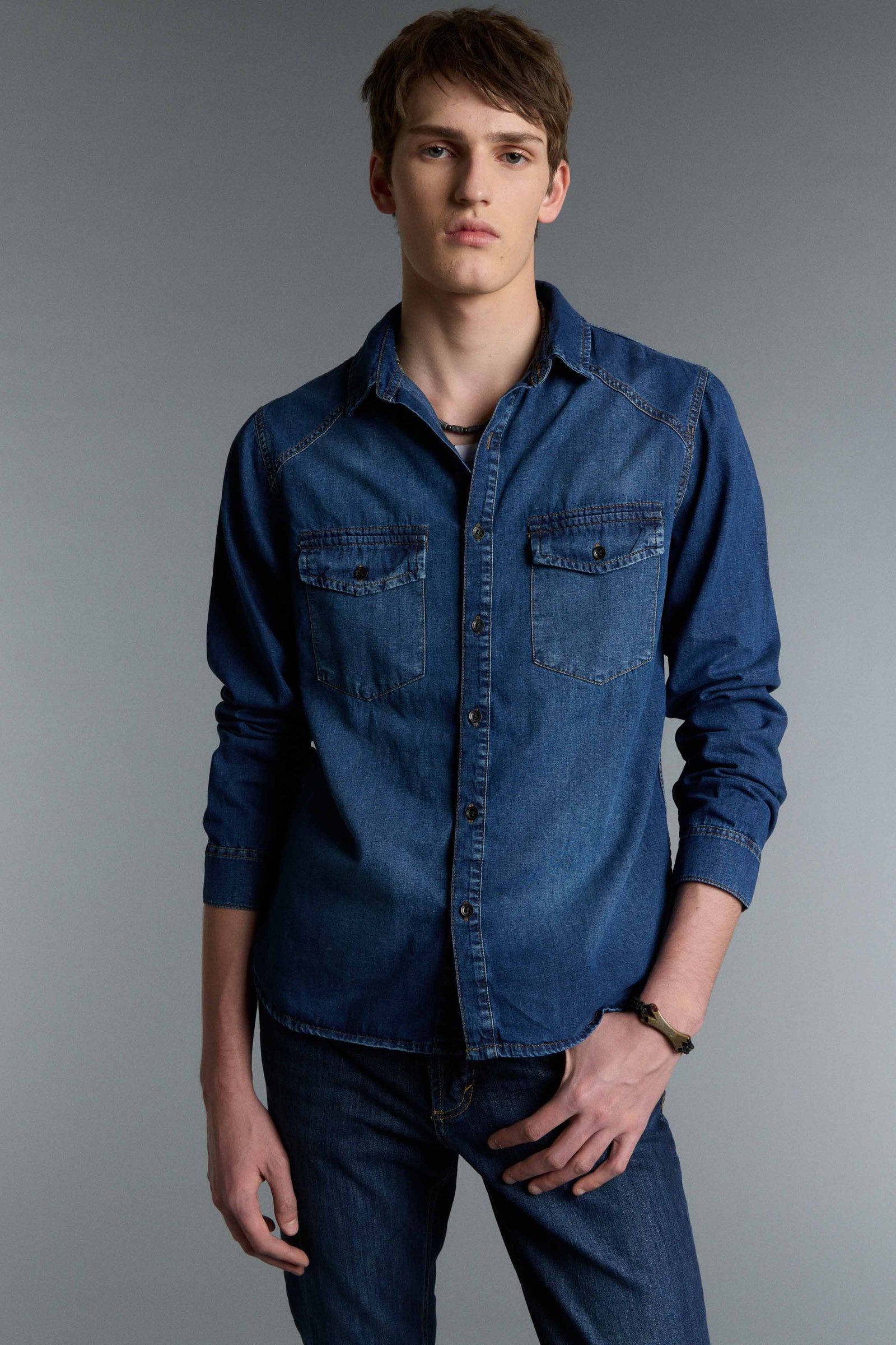 CAMISA PILOT MID BLUE