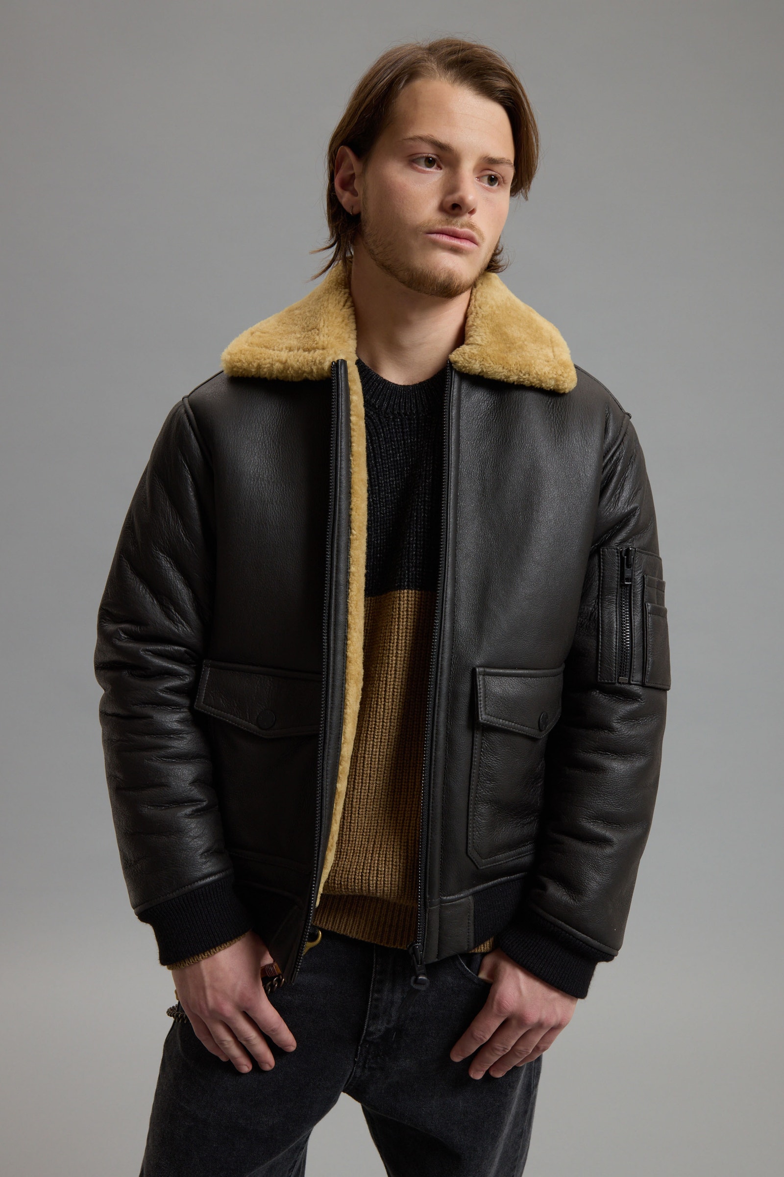 CAMPERA CUERO AVIATOR WIN                                                                            
