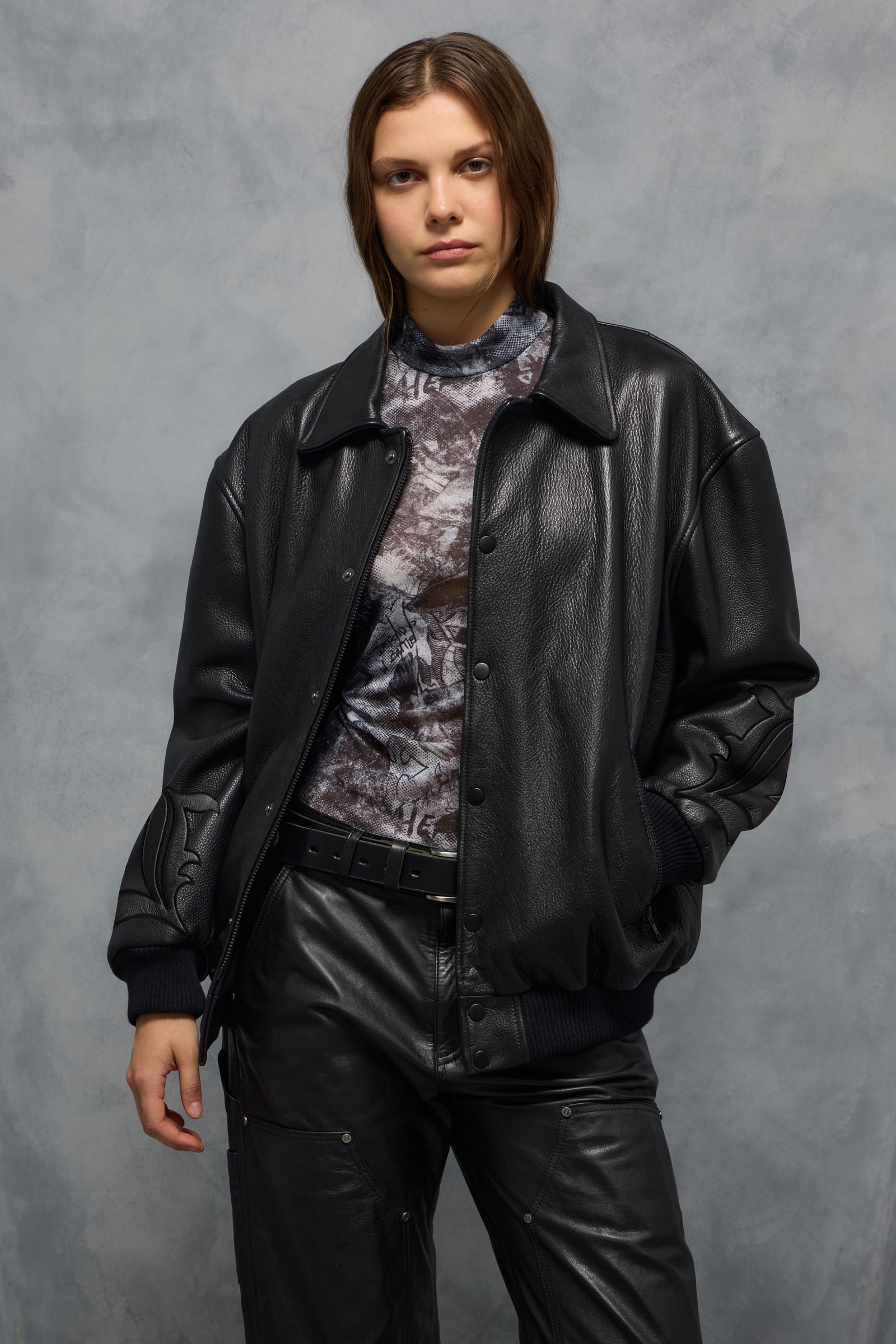 CAMPERA CUERO RAVEN                                                                                  