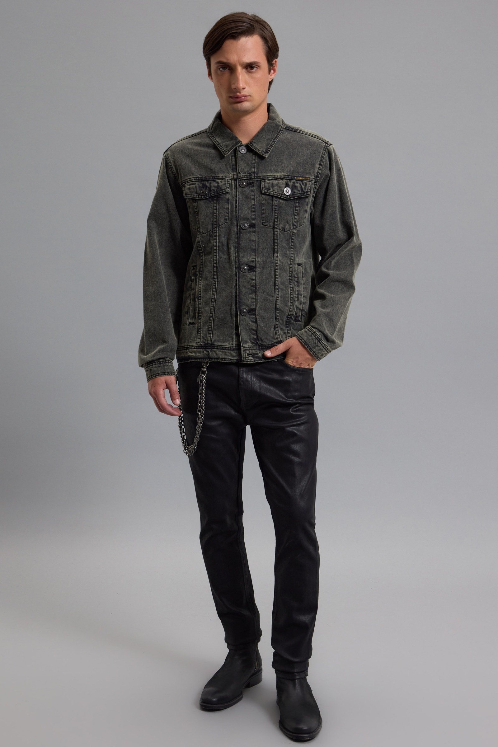CAMPERA STONE BLACK MOSS