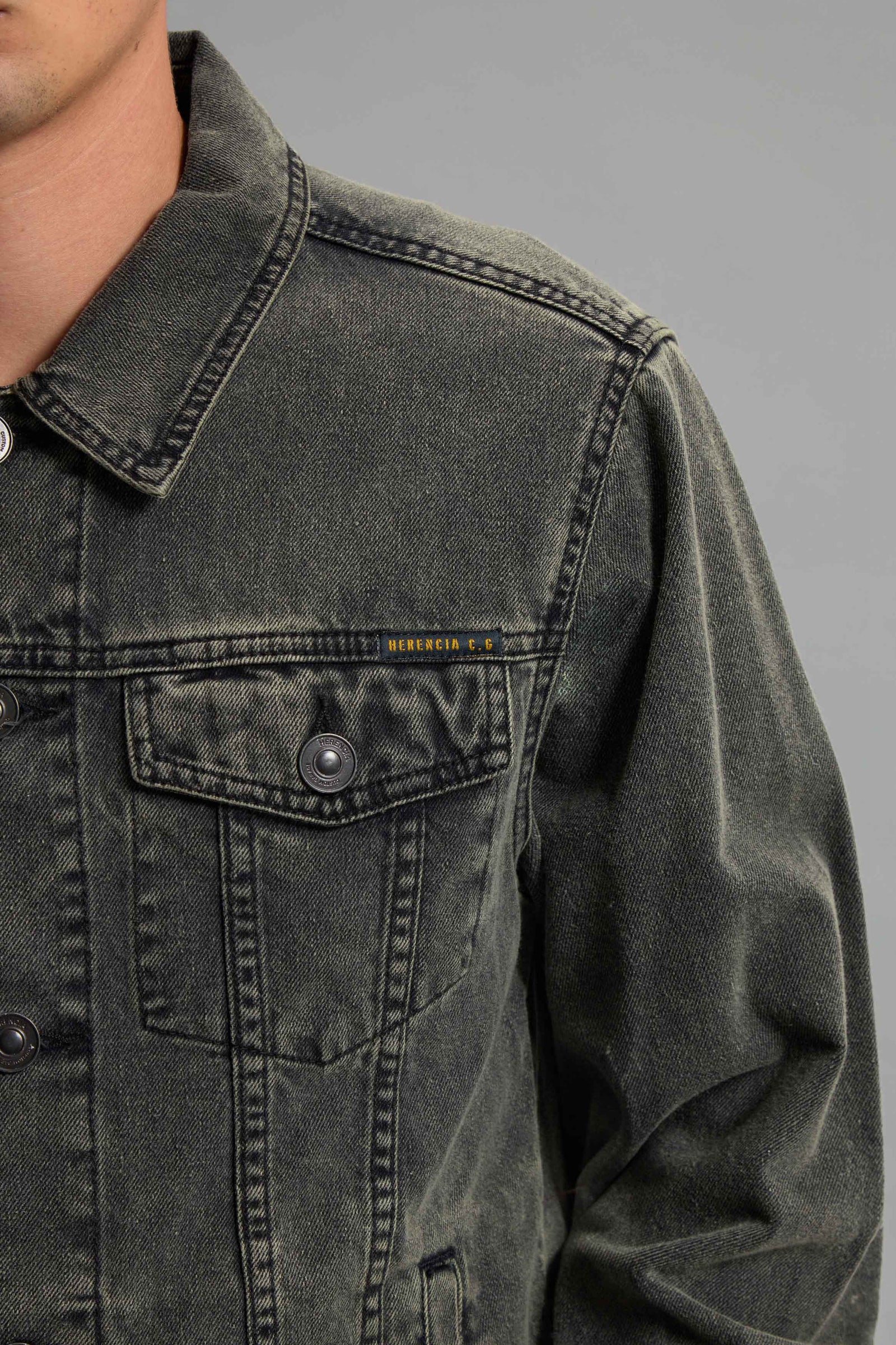CAMPERA STONE BLACK MOSS