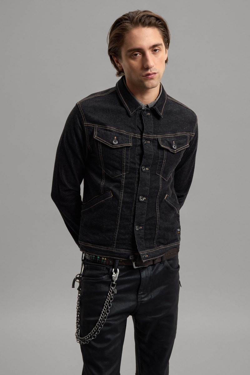 CAMPERA RAW SKULL BLACK