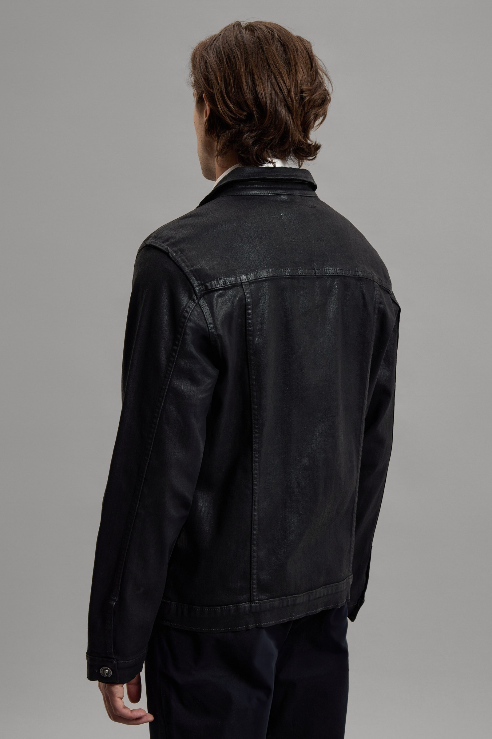 CAMPERA SKULL WAXED BLACK