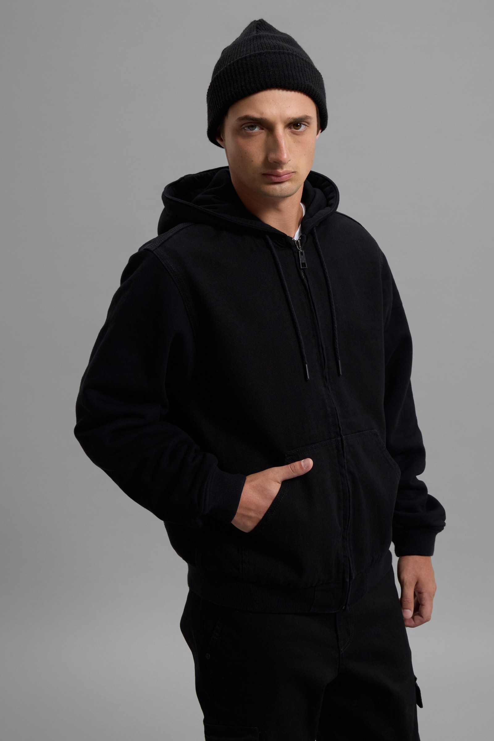 CAMPERA HOODIE CANVAS                                                                                