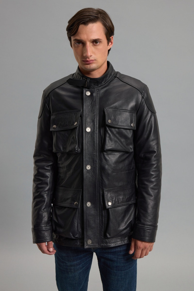 CHAQUETA CUERO 1967 AW                                                                               