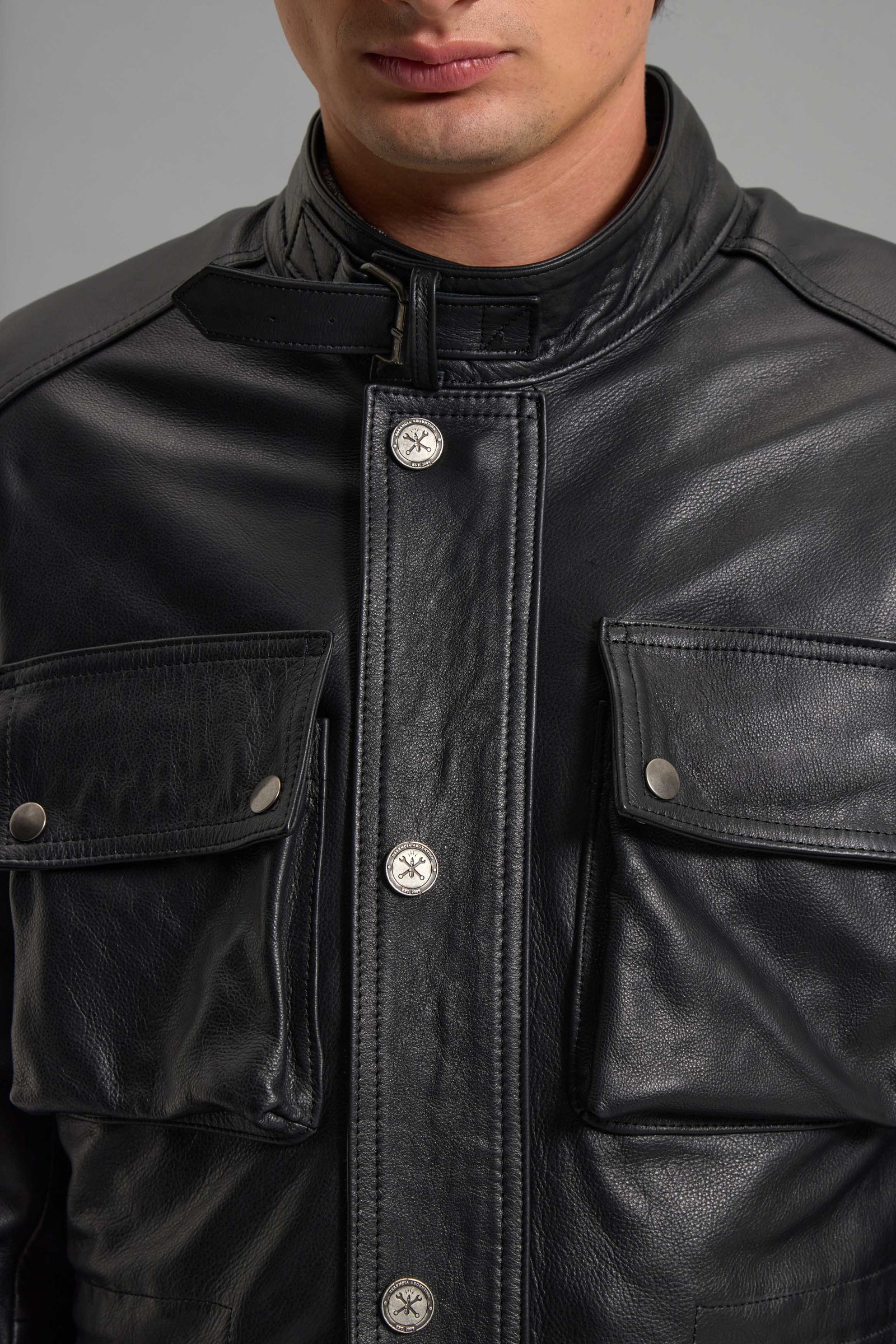 CHAQUETA CUERO 1967 AW                                                                               