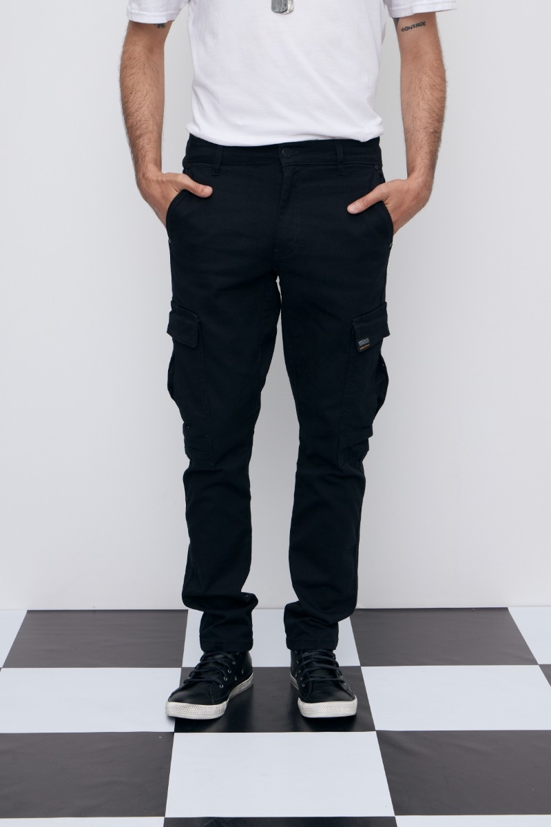 PANTALON CARGO EDDIE BLACK