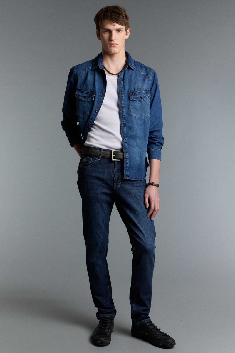 JEANS GARAGE DEEP BLUE                                                                               