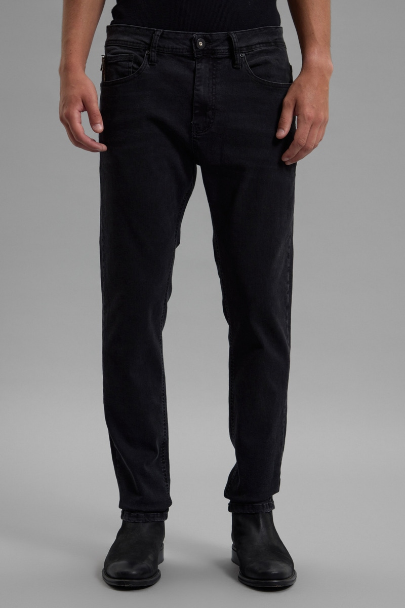 JEANS ZIPPER SMOKE                                                                                   