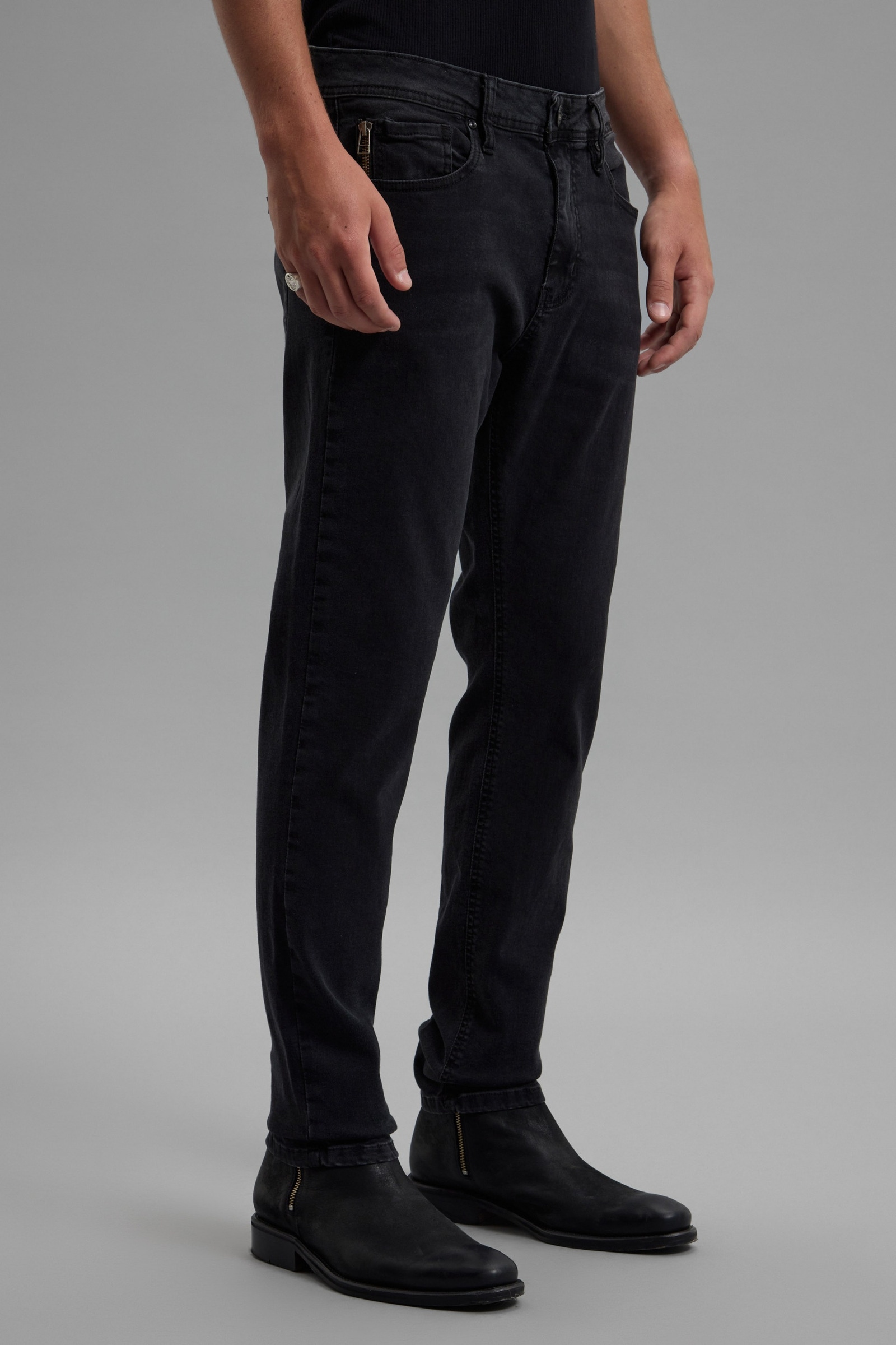 JEANS ZIPPER SMOKE                                                                                   