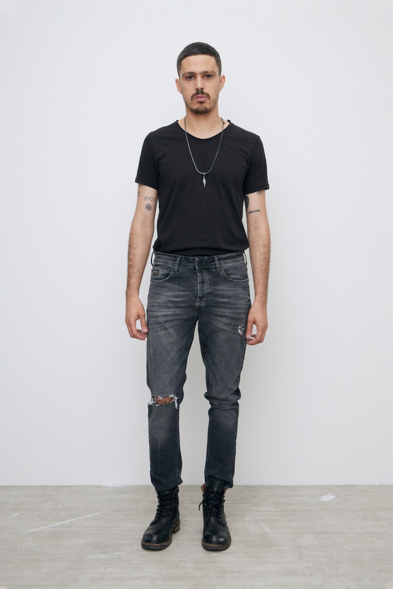 JEANS GARAGE HELMET GREY
