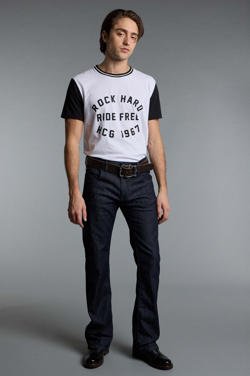 JEAN ROLLING SKULL BLUE                                                                              