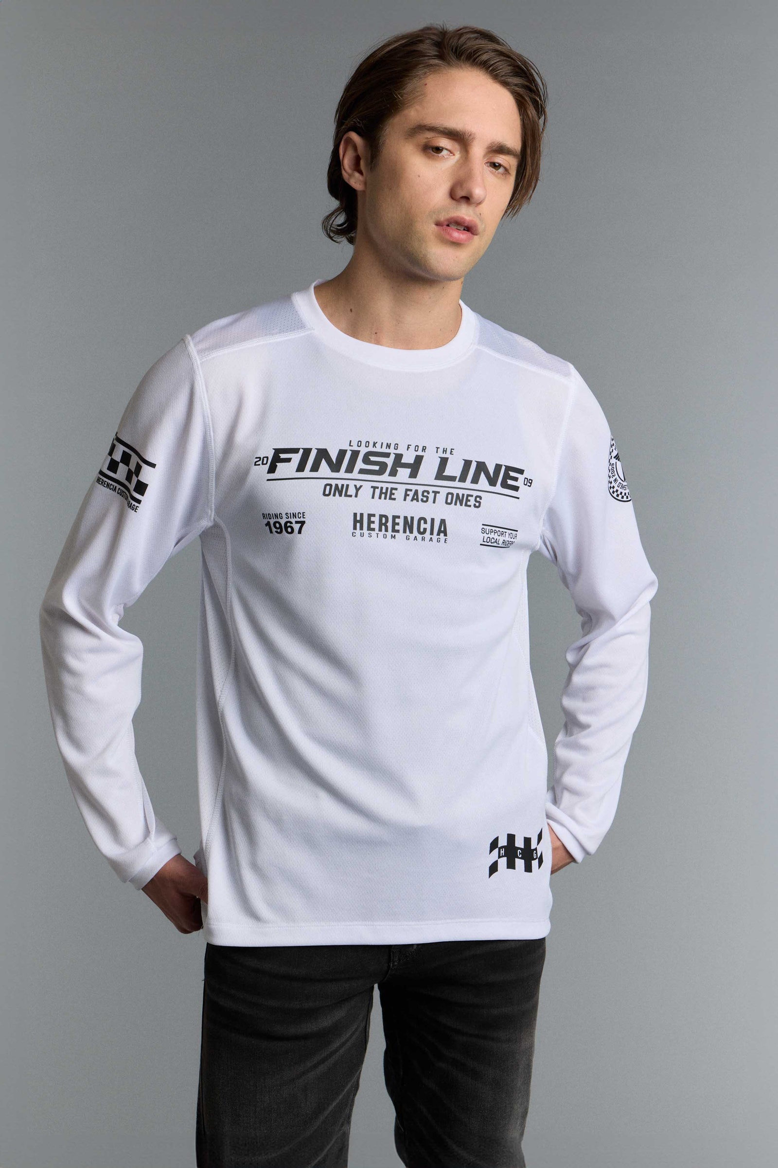 REMERA ML CROSS LINE