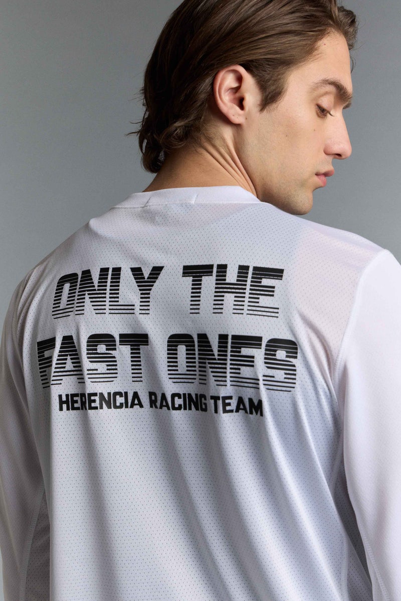 REMERA ML CROSS LINE