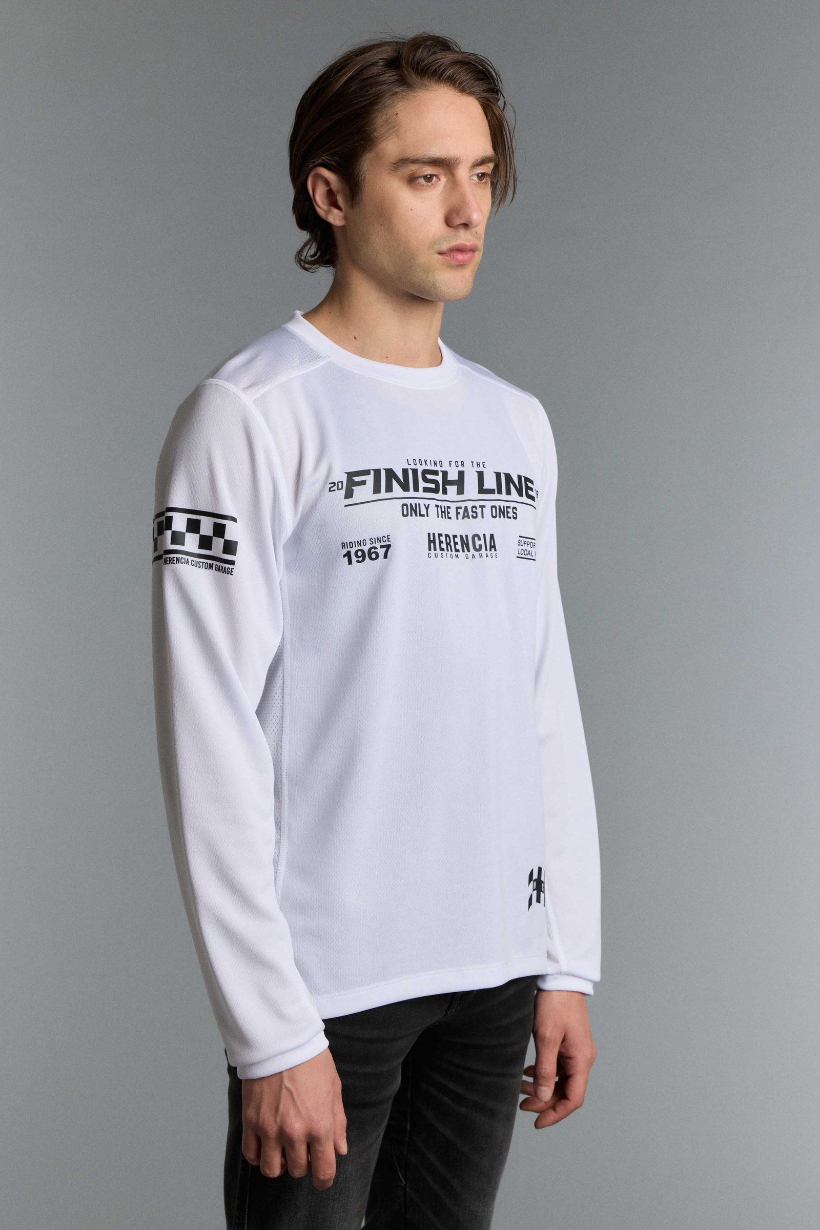 REMERA ML CROSS LINE