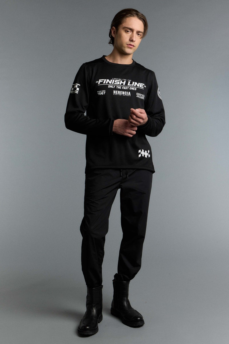 REMERA ML CROSS LINE