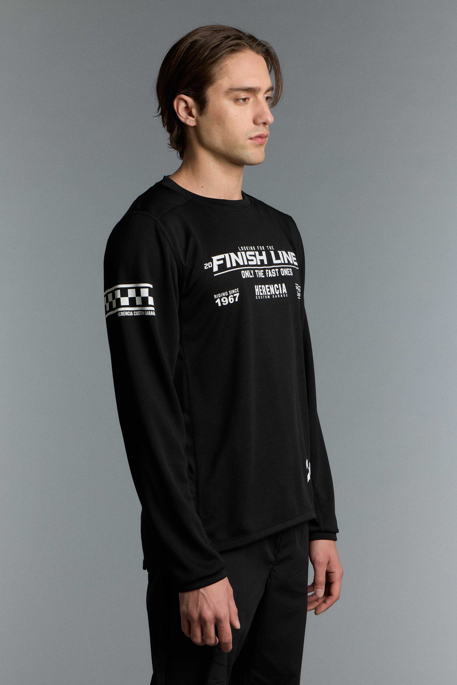 REMERA ML CROSS LINE